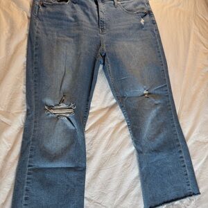 Gap high rise kick flare